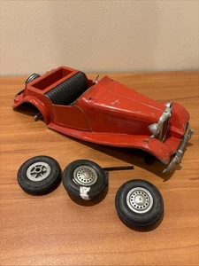 Vintage Doepke Model Toy, Metal, 1950s, Red, For Parts - Picture 1 of 6