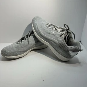 Easy Spirit Women's Lace Up Seromy 17 Sneaker Shoes Silver Size 10M - Picture 1 of 11