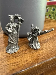 Pewter Wizard And Sorceress - Bild 1 von 10
