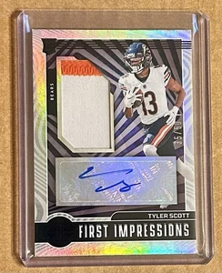 2023 Panini Illusions Tyler Scott First Impressions RPA Auto 35/50 RC #138 Bears - Picture 1 of 1