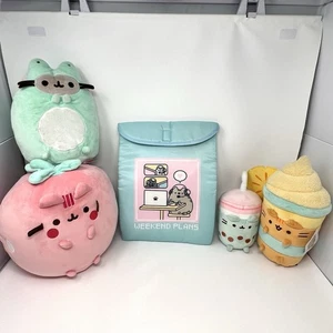 Pusheen Plüsch 5 Stück Laptop Cover Boba Strawberry Pusheen Ananas Float - Bild 1 von 6
