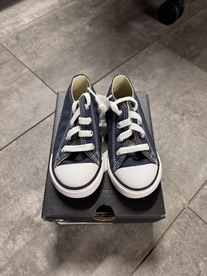 Infant Size 7 Converse All Stars Navy - Image 1 of 1
