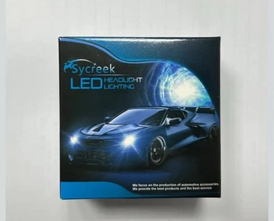 HB5 9007 LED Headlight Bulb, 28000LM 6500K White 600% Super Bright Mini Size HB - Image 1 of 4