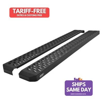 Westin 27-74705, 2 Pack Black Textured Aluminum Grate Running Boards Performance - Image 1 of 4