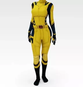 Wolverine Female Spandex Costume, XS-XXXL, Adults Triple Claws Superhero Outfit - Picture 1 of 5