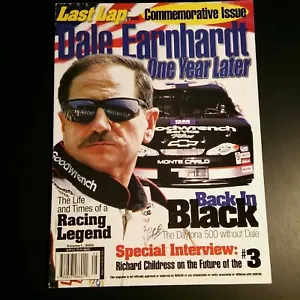 Revista Dale Earnhardt edición conmemorativa de última vuelta vol 1 2002 piloto de carreras - Imagen 1 de 2