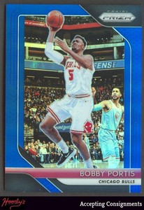 2018-19 Panini Prizm Prizms Blue #140 Bobby Portis 006/199 BULLS