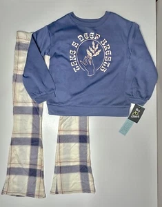Target Kids Art Class 2 Piece Pajama Set - Small 6/6X - Long Sleeve, Bell Bottom - Picture 1 of 8