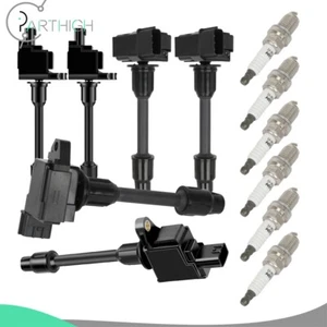 6 Ignition Coils + 6 Spark Plugs For Infiniti I30 3.0L V6 2000 UF348 UF332 - Picture 1 of 14