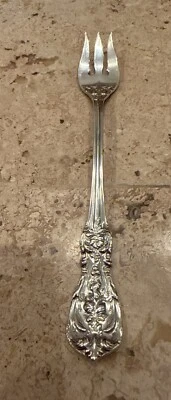 Tenedor de cóctel de mariscos Reed & Barton Francis I Sterling 5-5/8" nuevo marca sin monogr Foto 1 de 4
