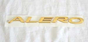 1999 - 2004 OLDSMOBILE "ALERO" 24K GOLD PLATED REAR EMBLEM LETTERS - 22658173 - Picture 1 of 3