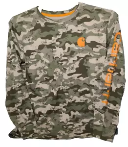 Carhartt Camicia mimetica manica lunga mimetica ragazzo ragazzo grande (14/16) - Foto 1 di 7