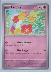 Pokémon 2024 STELLAR CROWN COMFEY 063/142 MINT Never Played - Picture 1 of 1