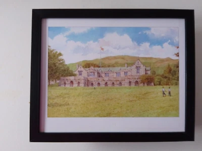 Druck "Sedbergh School" GERAHMT - Bild 1 von 2