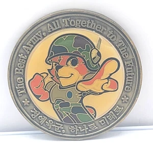 Ejército de la República de Corea "El mejor ejército, todos juntos... futuro".  Moneda Desafío - Imagen 1 de 4