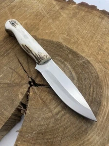 Hirschhorngriff 24,5 cm, personalisiertes Bushcraft Jagdgeschenk (Dh004) - Bild 1 von 9