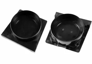 Clark Drain CD 402 Drainage Channel Plain/Outlet End Cap (Pair) Male & Female - Picture 1 of 4