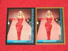 CHRISTIE BRINKLEY 2005-06 BOWMAN AND GOLD PARALLEL RC #148 LOT OF 2 (K-2598)