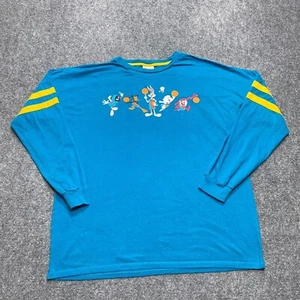 Camisa Space Jam Para Hombre Grande Azul Looney Tunes Baloncesto Película Un Nuevo Legado - Imagen 1 de 7