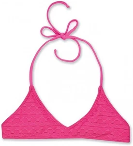 Dakine Women's Puakai Surf Bikini Swim Top Small Plumeria Pink New - Picture 1 of 1