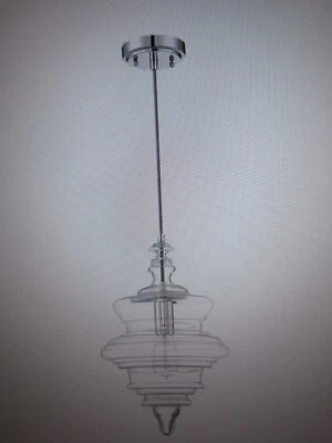 CRAFTMADE Pendant 60-Watt 1-Light Chrome Finish Dining/Kitchen Island Pendant - Image 1 of 4