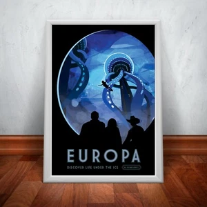 Europa - NASA Poster Print. A3 A2 A1 Large Sizes - Picture 1 of 2
