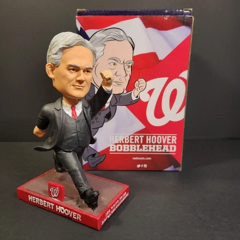 Washington Nationals - Herbert Hoover Presidential Bobblehead 2016 SGA Giveaway Cover