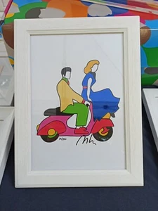MARCO LODOLA 29,5×21 serigrafia su cartoncino certificato a norma di legge" - Foto 1 di 6