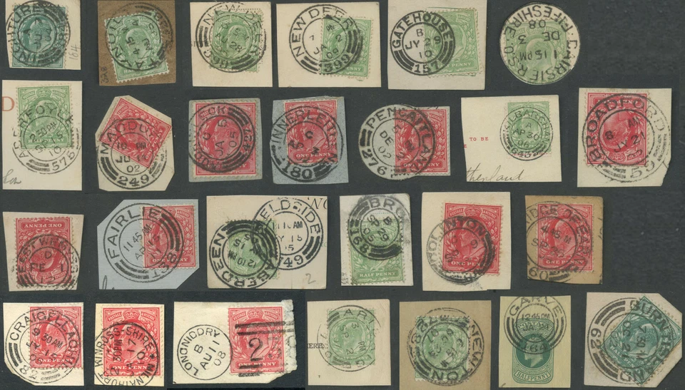 SELLOS POSTALES ESCOCIA KE7th VILLAGE en PIEZA... PRECIO ÚNICO Foto 1 de 1