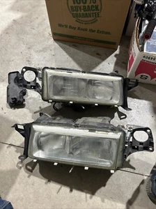 1995 1996 1997 1998 VOLVO 960 S90 V90 HEADLAMP SET HEADLIGHT OEM - Picture 1 of 22