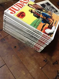 JUDAS COLLEZIONE COMPLETA 1/16 FUMETTI WESTERN VINTAGE - Foto 1 di 3