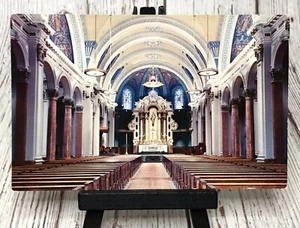 SEATTLE WASHINGTON WA St. James Cathedral Interior and Altar Postcard - Picture 1 of 4