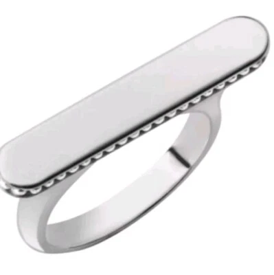 Links Of London Narrative Long Ring Rose Gold Vermeil Brand New Size L - Image 1 of 4