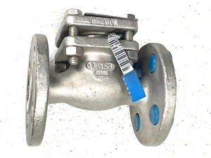 Swing Check Valve Stainless Steel 1/2" Class 150 RF Flanged End Bolted Cover - Picture 1 of 17