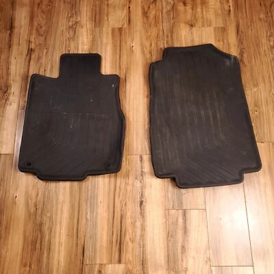 Juego de alfombrillas Honda CRV 2005-2006 goma negra OEM logotipo bordado para todo tipo de clima Foto 1 de 4