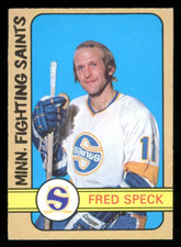 1972-73 OPC O PEE CHEE WHA #331 Fred Speck RC EX-NM MINNASOTA FIGHTING Saints