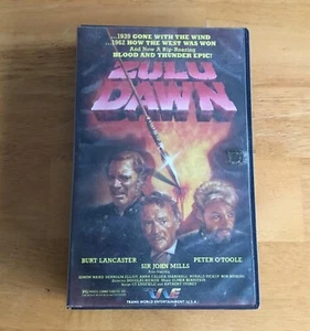 Zulu Dawn Burt Lancaster Peter O’Toole VHS 1986 Trans World Big Box Rare - Foto 1 di 3