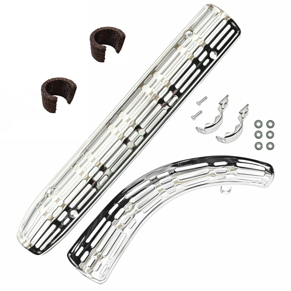 Комплект теплозащитного экрана задней выхлопной системы Honda CT200 CT 200 Boomerang 64-66 трубы глушителя - Изображение 1 из 4