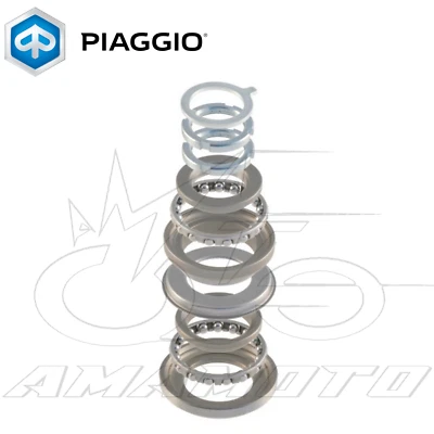 SERIE CALOTTE STERZO RALLE COMPLETA PIAGGIO BEVERLY 350 SPORT TOURING 2015/2020  - Immagine 1 di 2