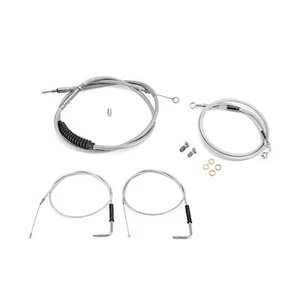 Cable de acelerador de embrague de línea de freno de manillar de 12" 14" para Harley Sportster sin ABS - Imagen 1 de 8