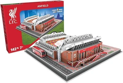 Liverpool FC Anfield Stadium puzzle 3D jigsaw 141 Pieces Official Fun Fan Gift - Image 1 of 4