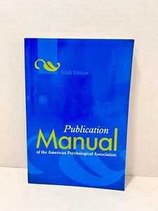 Publication Manual of the American Psychological Association 6th Edition PB - Picture 1 of 7