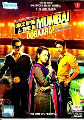 ONCE UPON A TIME IN MUMBAI DOBAARA - AKSHAY KUMAR, SONAKSHI - NEW BOLLYWOOD DVD - Image 1 of 2