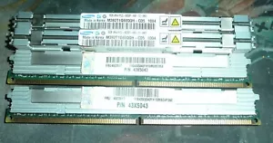 Samsung 32GB (4x8GB) PC2-4200P ECC Server RAM Memory 46C0517 43X5043 4Rx4 - Picture 1 of 2