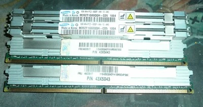 Samsung 32GB (4x8GB) PC2-4200P ECC Server RAM Memory 46C0517 43X5043  4Rx4 - Image 1 of 2