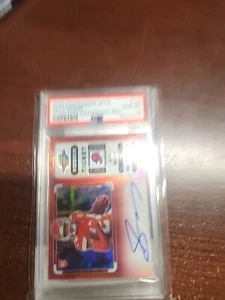 2022 Contenders Optic Variation Red Prizm Auto /50 Skyy Moore PSA 10 Rookie RC - Bild 1 von 3