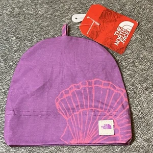 The North Face Beanie Hats Girls 0-6 Months Seashell Purple Pink Lightweight - Picture 1 of 12