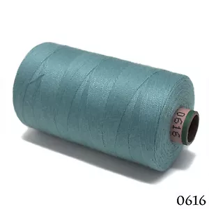 Amann 100% Polyester Core-Spun Sewing Thread Sabac 80 1000M Color 0616 Sky Blue - Picture 1 of 2