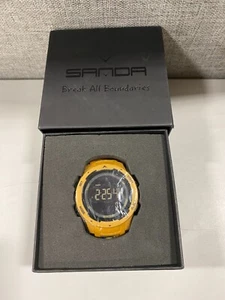 Distance Pedometer Digital Sports Watch Wrist watch FSTN Screen(YELLOW) - Picture 1 of 1