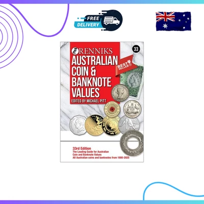 Renniks Australian Coin & Banknote Values 33rd Edition 1800-2025 Guide - image 1 of 2
